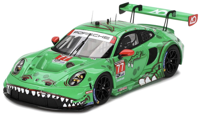 Porsche 911 GT3 R #77 AO RACING 2nd PLACE GTD PRO IMSA 24H DAYTONA 2024 grøn 1:43