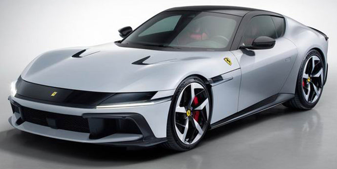 FERRARI 12CILINDRI COUPE V12 830cv 2024 WITH SHOWCASE BIANCO ARTICO - WHITE MET 1:18