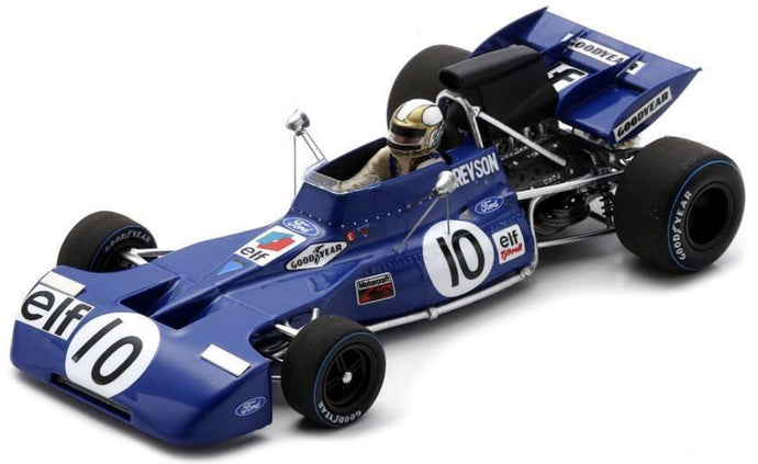 Tyrrel 001 #10 PETER REVSON US GP 1971 blå 1:43