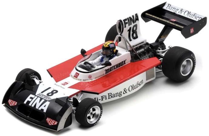 SURTEES F1 TS16 N 18 SPANISH GP 1974 CARLOS PACE WHITE RED BLACK 1:43