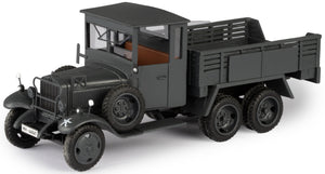 MERCEDES BENZ G3A SD.KFZ. 70 WEHRMACHT MILITARY TRUCK PIANALE 3-ASSI - GERMAN ARMY WWII - 1935 MILITARY GREY 1:43
