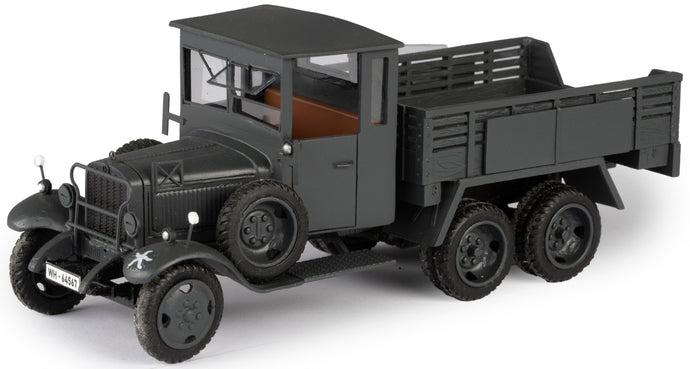 MERCEDES BENZ G3A SD.KFZ. 70 WEHRMACHT MILITARY TRUCK PIANALE 3-ASSI - GERMAN ARMY WWII - 1935 MILITARY GREY 1:43