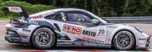 Indlæs billede til gallerivisning Porsche 911 GT3 CUP #20 OLA NILSSON PORSCHE CARRERA CUP SCANDINAVIA CHAMPION 2023 sølv/mørk blå 1:43