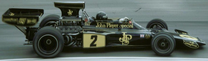 LOTUS F1 72E TEAM LOTUS JPS N 2 3rd BRITISH GP 1974 JACKY ICKX BLACK GOLD 1:18