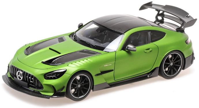 Mercedes Benz AMG GT BLACK SERIES 2021 mat grøn/sort 1:18