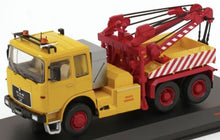 Indlæs billede til gallerivisning MAN F8 26.281 TRACTOR TRUCK 3-ASSI 1982 - CARRO ATTREZZI - WRECKER ROAD SERVICE YELLOW RED 1:43