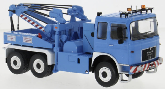 Man F8 26.281 TOW TRUCK blå/hvid/lyserød 1:43