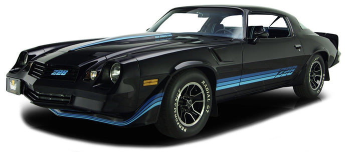 Chevrolet CAMARO Z/28 WITH T-TOPS 1980 mørk blå/blå 1:18