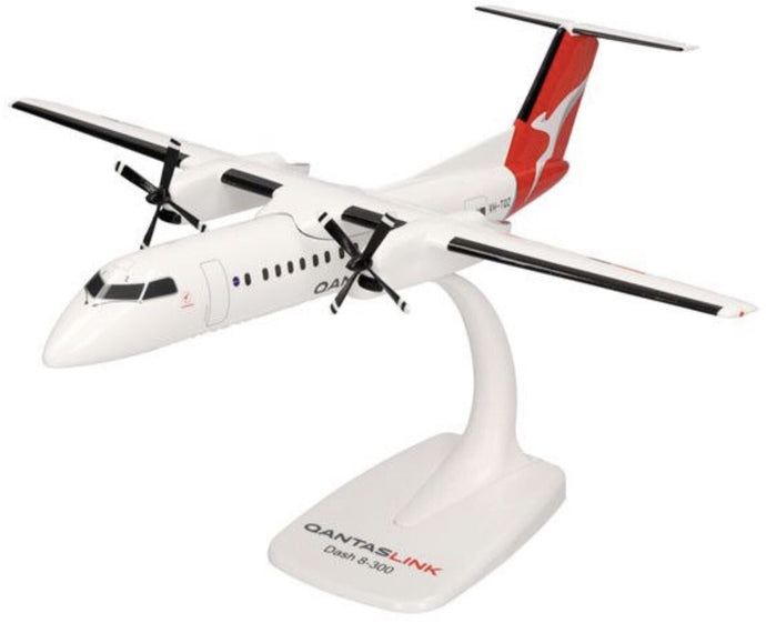 DE HAVILLAND Canada DHC-8-300 QantasLink Bundaberg hvid/rød/sort 1:100