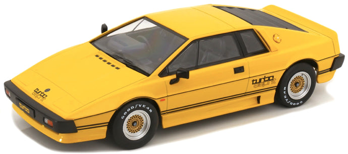 LOTUS ESPRIT TURBO 1981 YELLOW BLACK 1:18