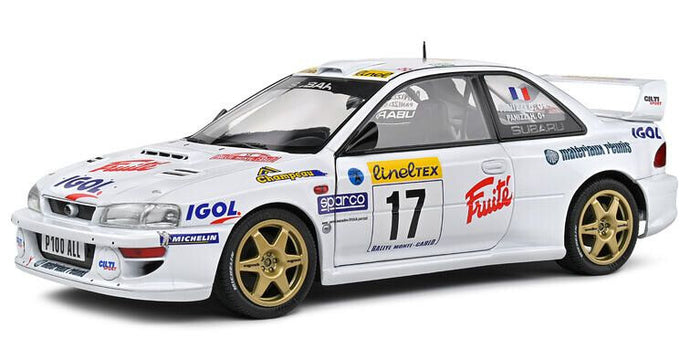 SUBARU IMPREZA WRC 22B N.17 RALLY MONTECARLO 1999 PANIZZI-PANIZZI 1:18
