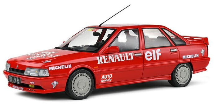 RENAULT R21 MKI TURBO SPEED RECORD THE VITESSE SUR GLACE 1988 - RECORD ON THE ICE RED 1:18