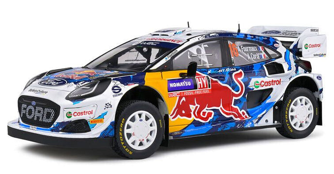 Ford PUMA RALLY1 #16 FOURMAUX/CORIA RALLY SWEDEN 2024 hvid/blå/rød/gul 1:18