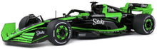 Indlæs billede til gallerivisning SAUBER F1 C44 TEAM STAKE KICK PRESENTATION SEASON 2024 - N 77 VALTTERI BOTTAS - N 24 ZHOU GUANYU GREEN BLACK 1:18