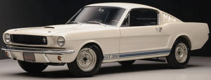 FORD USA MUSTANG SHELBY GT350 COUPE 1965 WHITE 1:18