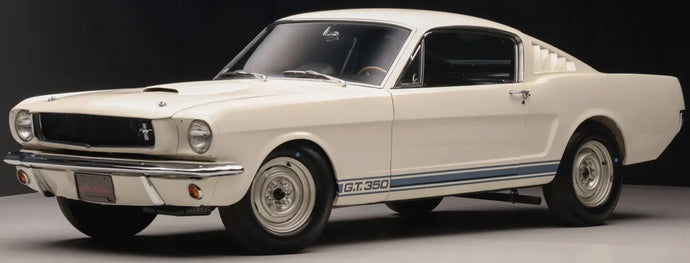 FORD USA MUSTANG SHELBY GT350 COUPE 1965 WHITE 1:18