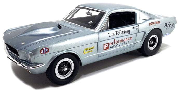 FORD USA MUSTANG A/FX COUPE N 0 RACING 1965 LES RITCHEY LIGHT BLUE MET 1:18
