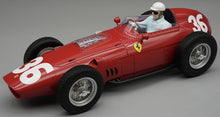 Indlæs billede til gallerivisning Ferrari 246/256 DINO #36 PHIL HILL MONACO GP 1960 + FIGUUR rød 1:18