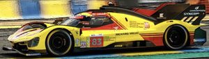 FERRARI 499P 3.0L TURBO V6 TEAM AF CORSE N 83 24h LE MANS 2024 ROBERT KUBICA - ROBERT SHWARTZMAN - YIFEI YE YELLOW RED 1:43