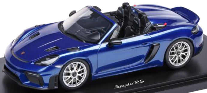 Porsche 718 SPYDER RS (982) Limited Edition blå metallic 1:18