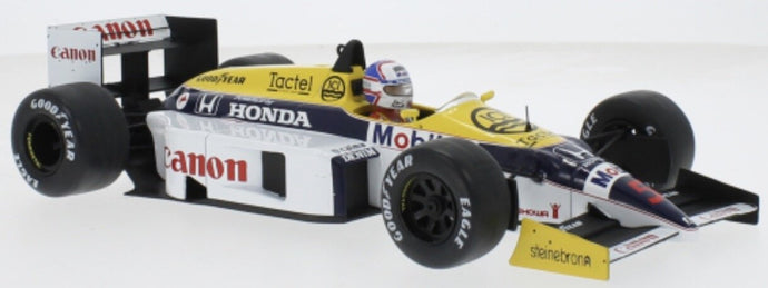 WILLIAMS FW11 #5 NIGEL MANSELL GP GREAT BRITAIN FORMUL 1 1986 hvid/blå/gul 1:18