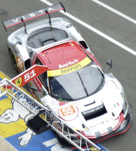 FERRARI 296 GT3 3.0L TURBO V6 TEAM VISTA AF CORSE N 55 24h LE MANS 2024 ALESSIO ROVERA - FRANCOIS HERIAU - SIMON MANN SILVER RED 1:43