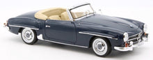 Indlæs billede til gallerivisning Mercedes Benz 190 SL 1957 mørk blå 1:18