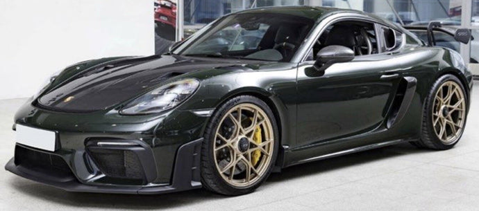 Porsche CAYMAN GT4 RS - WEISSACH PACK 2023 mørk grøn/sort 1:18