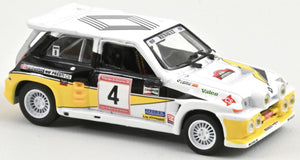 Renault MAXI 5 TURBO #4 RALLY ASTURIAS 1986 hvid/gul/sort 1:43