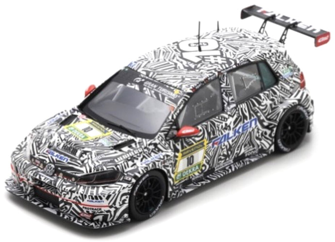 VW GOLF 7 GTI TCR DSG #10 ASARI/WASEL/HOCHWIND/CARTERY 24H NURBURGRING 2024 sort/hvid 1:43