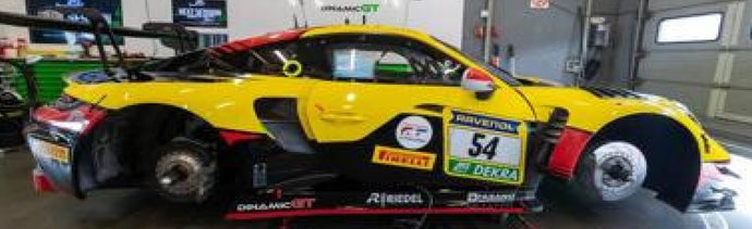 Porsche 911 GT3 R (992) #54 HOLZER/SEEFRIED/BUUS/DIENST 24H NURBURGRING 2024 gul/sort/rød 1:43