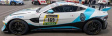 Indlæs billede til gallerivisning ASTON MARTIN VANTAGE AMR GT3 TEAM DORR MOTORSPORT N 169 24h NURBURGRING 2024 O.SANDBERG - A.WENISCH - M.FUNKE - P.DORR WHITE BLUE BLACK 1:43