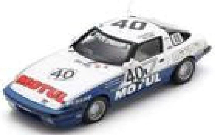 MAZDA SAVANNA RX-7 TEAM MOTUL TWR N 40 WINNER 24h SPA 1981 TOM WALKINSHAW - PIERRE DIEUDONNE WHITE BLUE 1:43
