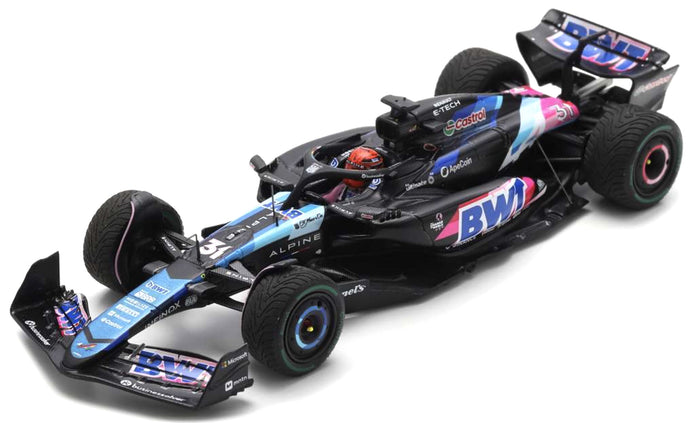 ALPINE F1 A524 TEAM BWT ALPINE N 31 CANADA GP 2024 ESTEBAN OCON BLACK BLUE PINK 1:43