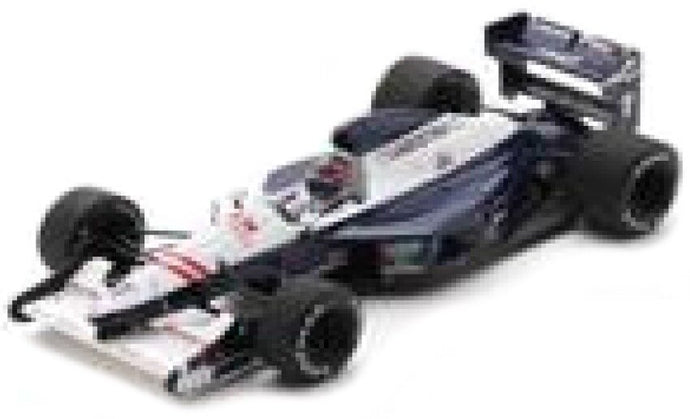 Brabham BT60B #7 ERIC VAN DE POELE SOUTH AFRICAN GP 1992 mørk blå/hvid 1:43