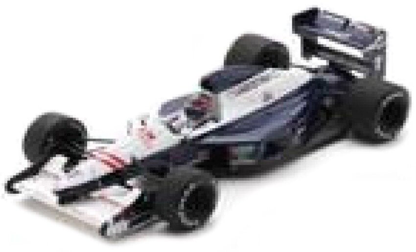 Brabham BT60B #7 ERIC VAN DE POELE SOUTH AFRICAN GP 1992 mørk blå/hvid 1:43