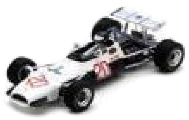 BRABHAM F1 BT30 N 20 GERMANY GP 1969 KURT AHRENS WHITE BLACK 1:43