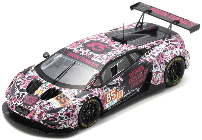 Lamborghini HURACAN GT3 EVO2 #85 BOVY/GATTING/FREY 24H LE MANS 2024 lyserød/hvid/sort 1:43