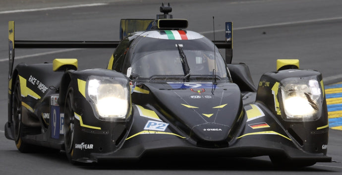 ORECA 07 GIBSON GK428 4.2L V8 TEAM PROTON COMPETITION N 9 24h LE MANS 2024 MACEO CAPIETTO - JONAS RIED - BENT VISCAAL BLACK YELLOW 1:43
