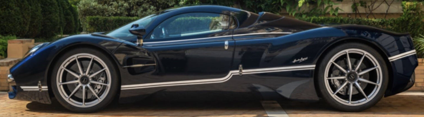 Pagani UTOPIA Limited Edition 100 pcs mørk blå/hvid 1:43