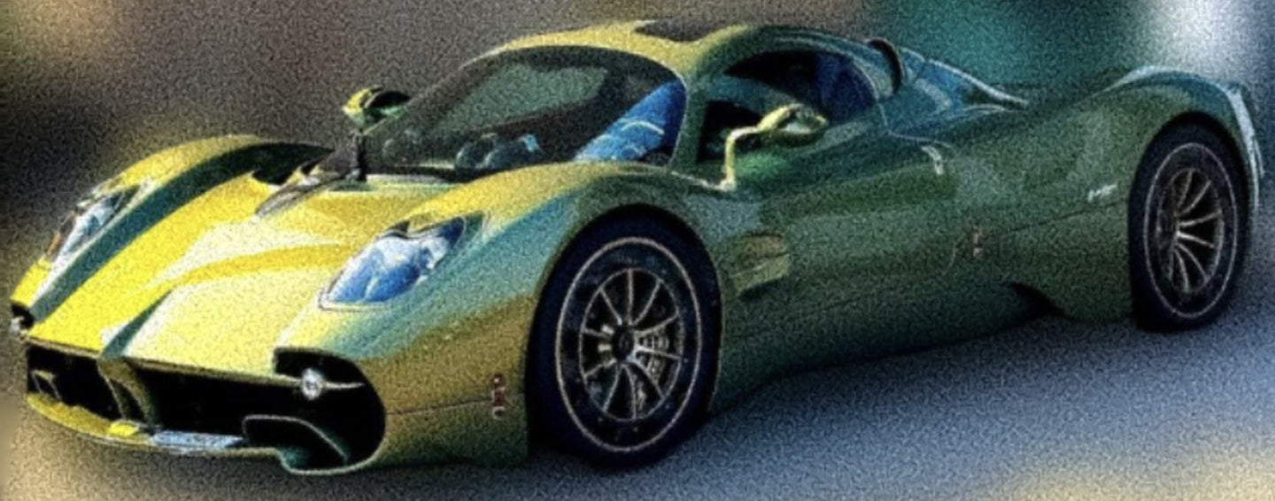 Pagani UTOPIA Limited Edition 100 pcs gul 1:43