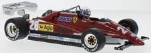 Indlæs billede til gallerivisning Ferrari 126 C2 #28 D.PIRONI 2nd GP MONACO 1982 rød/krom 1:18