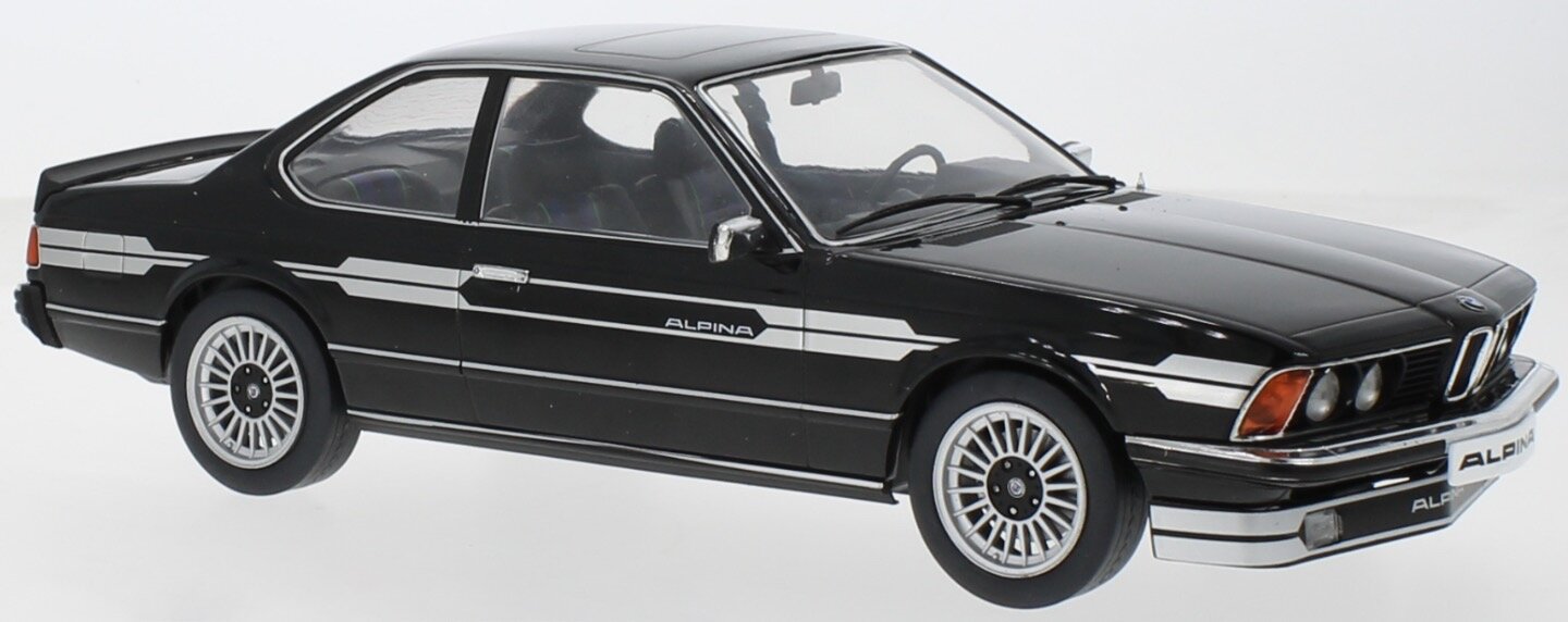 BMW ALPINA B7 TURBO sort/sølv 1:18