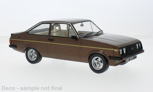 FORD ESCORT MKI II RS 2000 X-PACK 1977 WHITE/BLUE DECALS 1:18