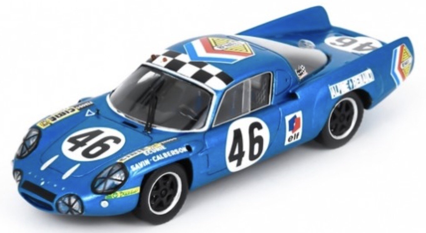 Alpine A210 # 46 LEGUELLEC/TRAMONT 24H LE MANS 1969 blå/sort/hvid 1:43