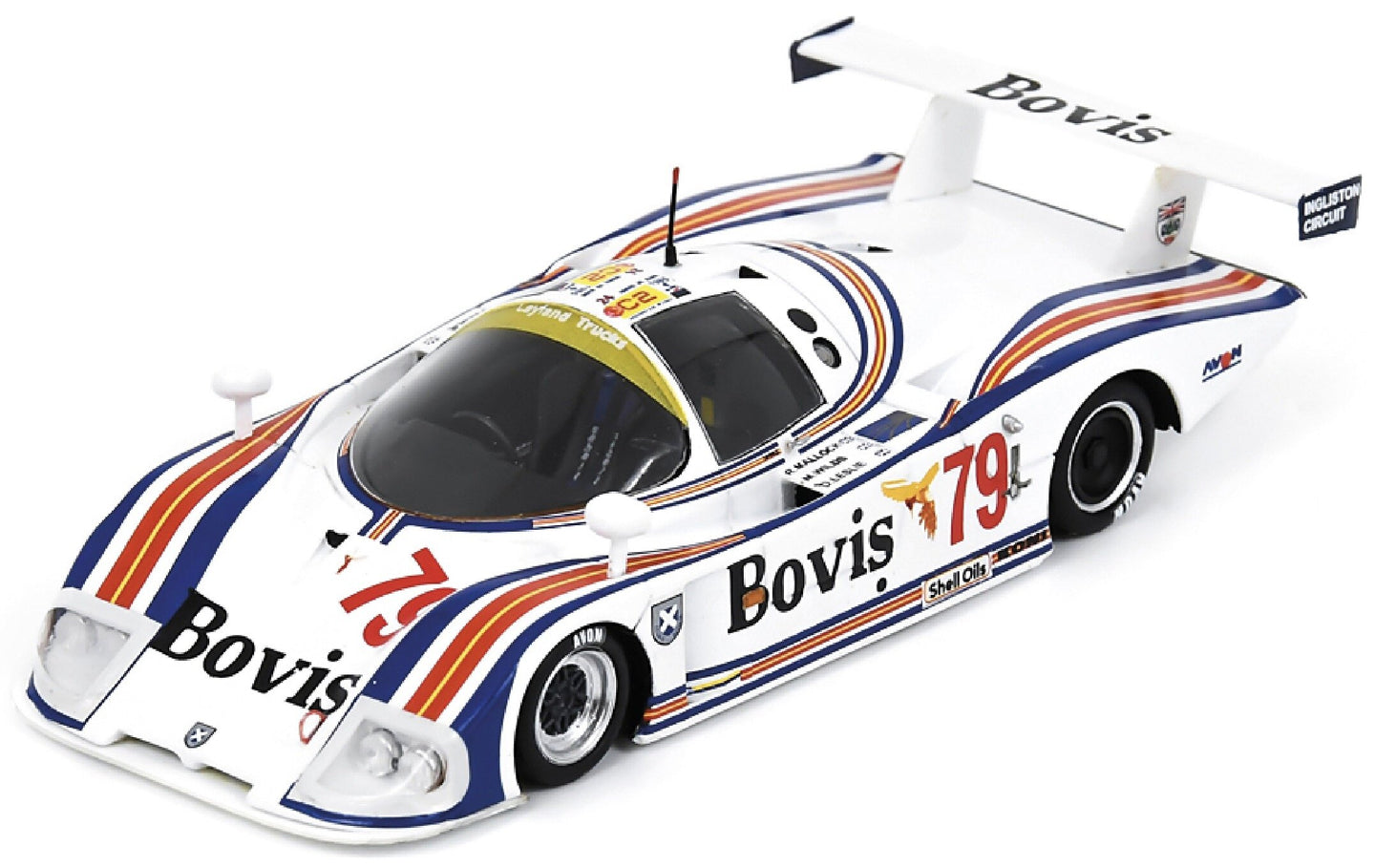 ECOSSE C285 #79 WILDS/MALLOCK/LESLIE 24H LE MANS 1985 hvid/blå/rød 1:43
