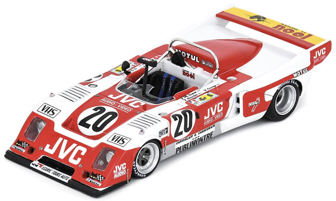CHEVRON B36 #20 COURAGE/GRAND 24H LE MANS 1980 rød/hvid/gul 1:43