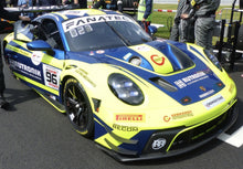 Indlæs billede til gallerivisning PORSCHE 911 992 GT3 R 4.2L TEAM RUTRONIK RACING N 96 24h SPA 2024 JULIEN ANDLAUER - SVEN MULLER - PATRIC NIEDERHAUSER YELLOW BLUE 1:43
