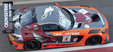 Indlæs billede til gallerivisning MERCEDES BENZ AMG GT3 EVO 6.2L V8 TEAM CROWDSTRIKE RILEY N 4 WINNER PRO-AM CLASS 24h SPA 2024 GEORGE KURTZ - IAN JAMES - NICKY CATSBURG - COLIN BRAUN ORANGE GREY 1:43