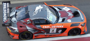MERCEDES BENZ AMG GT3 EVO 6.2L V8 TEAM CROWDSTRIKE RILEY N 4 WINNER PRO-AM CLASS 24h SPA 2024 GEORGE KURTZ - IAN JAMES - NICKY CATSBURG - COLIN BRAUN ORANGE GREY 1:43